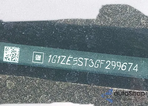 2016 Chevrolet Malibu 1Lt from USA, damaged, VIN 1G1ZE5ST3GF299674